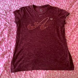 maroon football t shirt